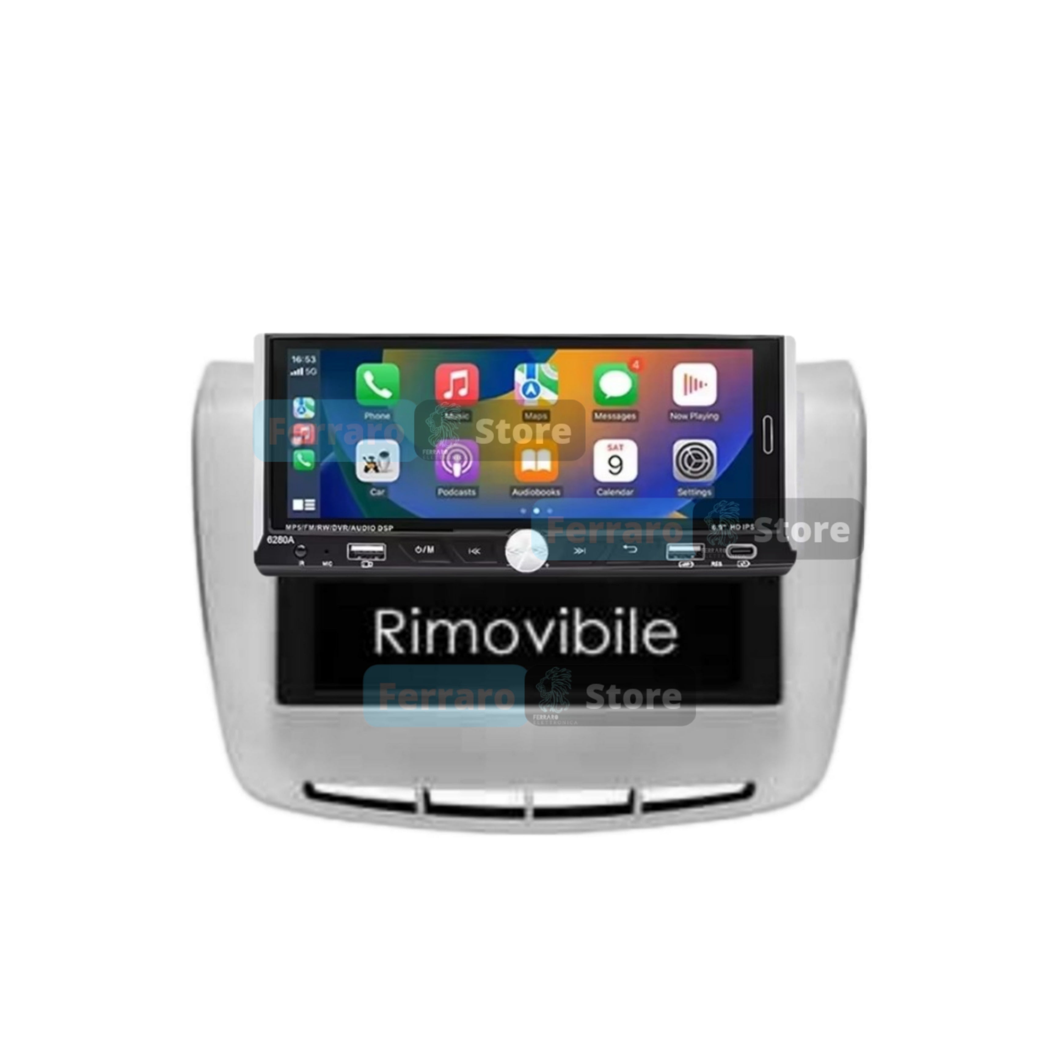 Autoradio per Lancia Delta 6.9" (2008-2014) Android, Bluetooth, CarPlay, Android Auto, 2/32GB Ram