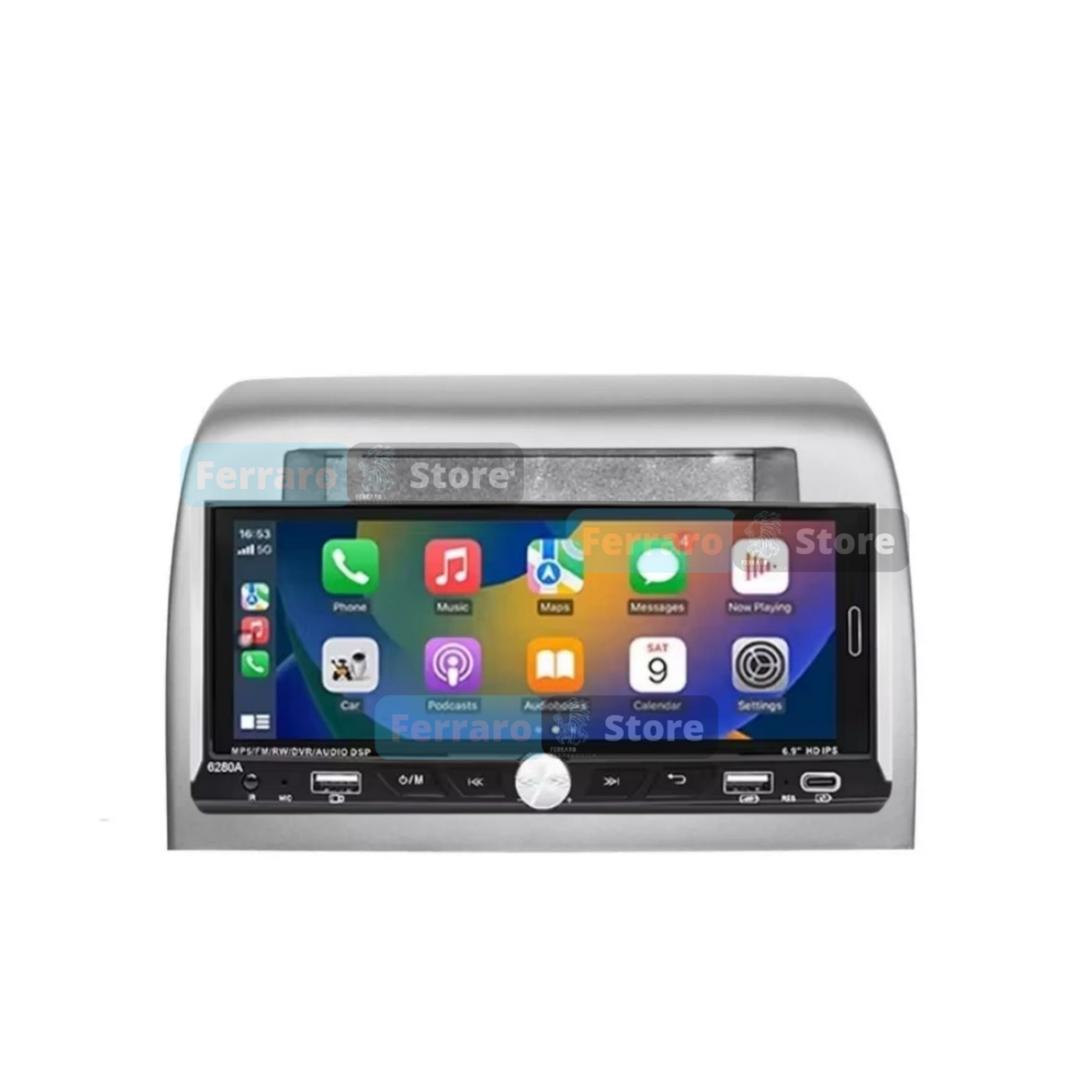 Autoradio per Lancia Y 6.9" (Dal 2003+) Android, Bluetooth, CarPlay, Android Auto, 2/32GB Ram