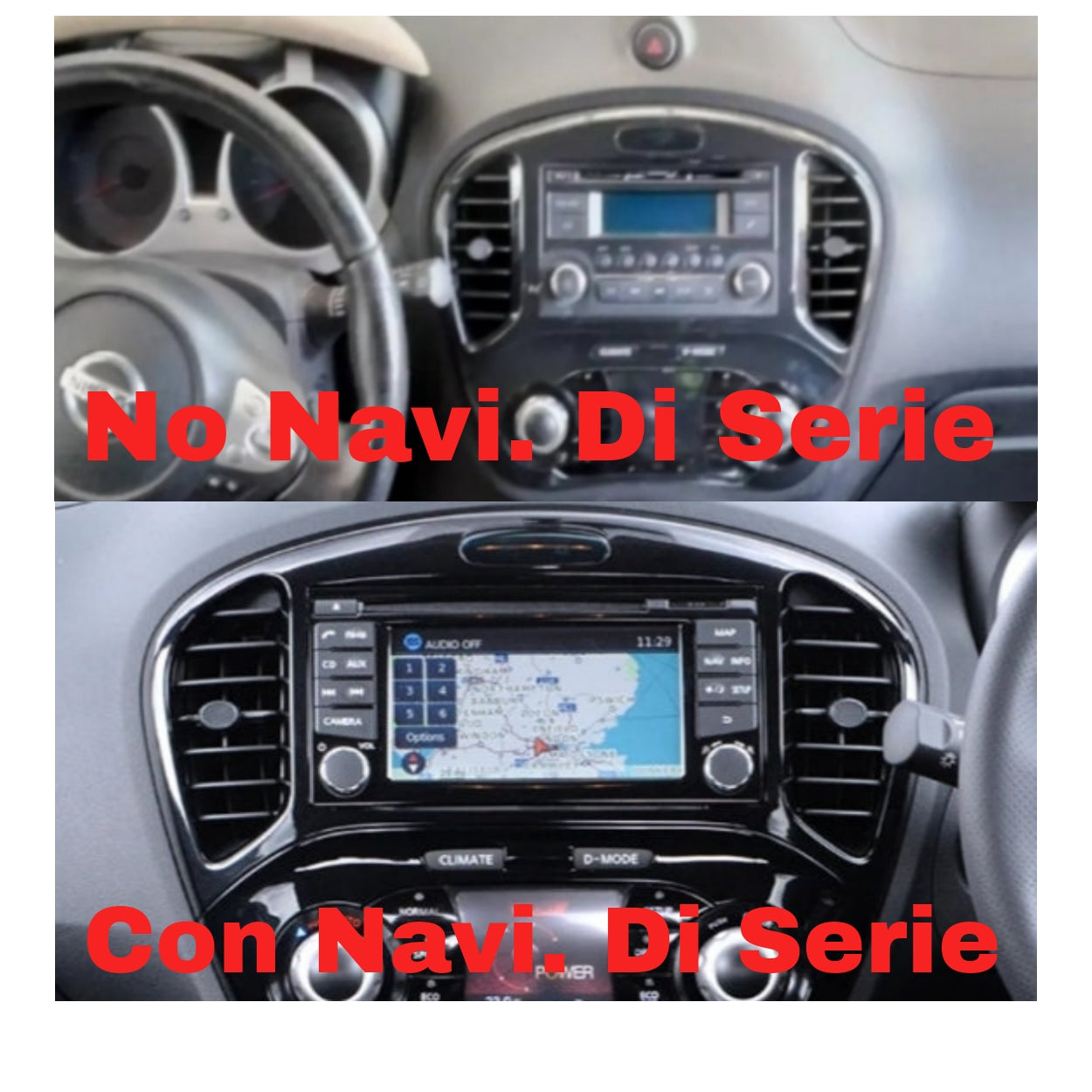 Kit Montaggio Autoradio 9"Pollici Nissan Juke (2010-2020) Mascherina, Cablaggio Autoradio Android