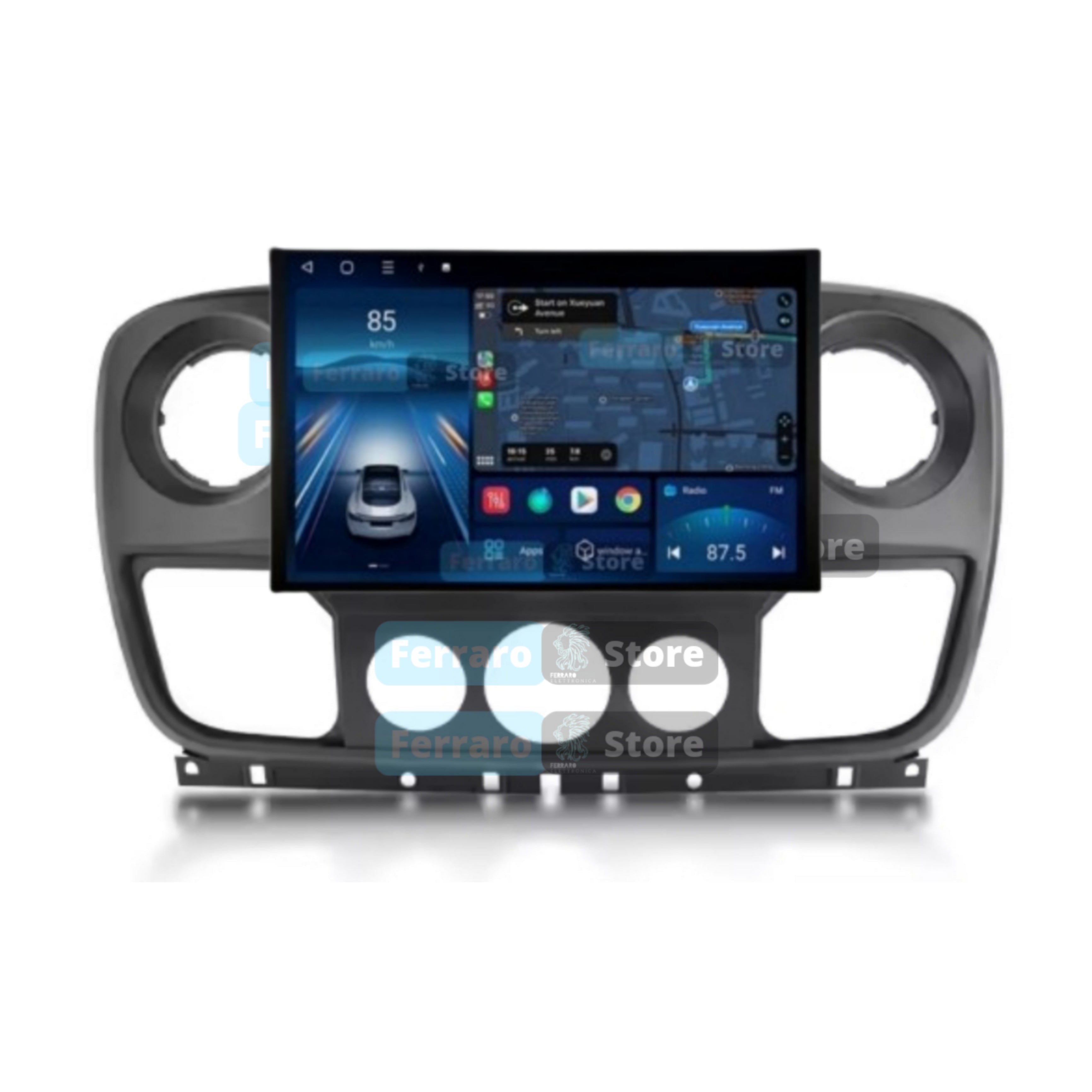Autoradio per Renault Master, Nissan NV400, Opel Movano 11.5" (2010-2019) Android, Bluetooth, CarPlay, Android Auto, 4/64GB Ram