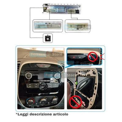 Autoradio per Renault Captur 9" (2013-2019) Android, Bluetooth, CarPlay, Android Auto, 2GB/4GB/6GB/8GB Ram