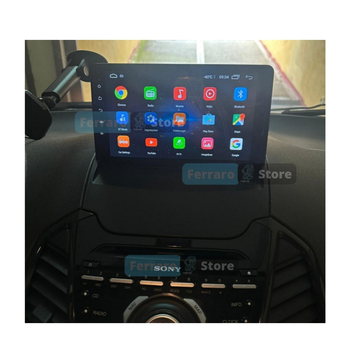 Autoradio per Ford EcoSport 9"  (2013-2017) Android, Bluetooth, CarPlay, Android Auto, 2GB/4GB/6GB/8GB Ram