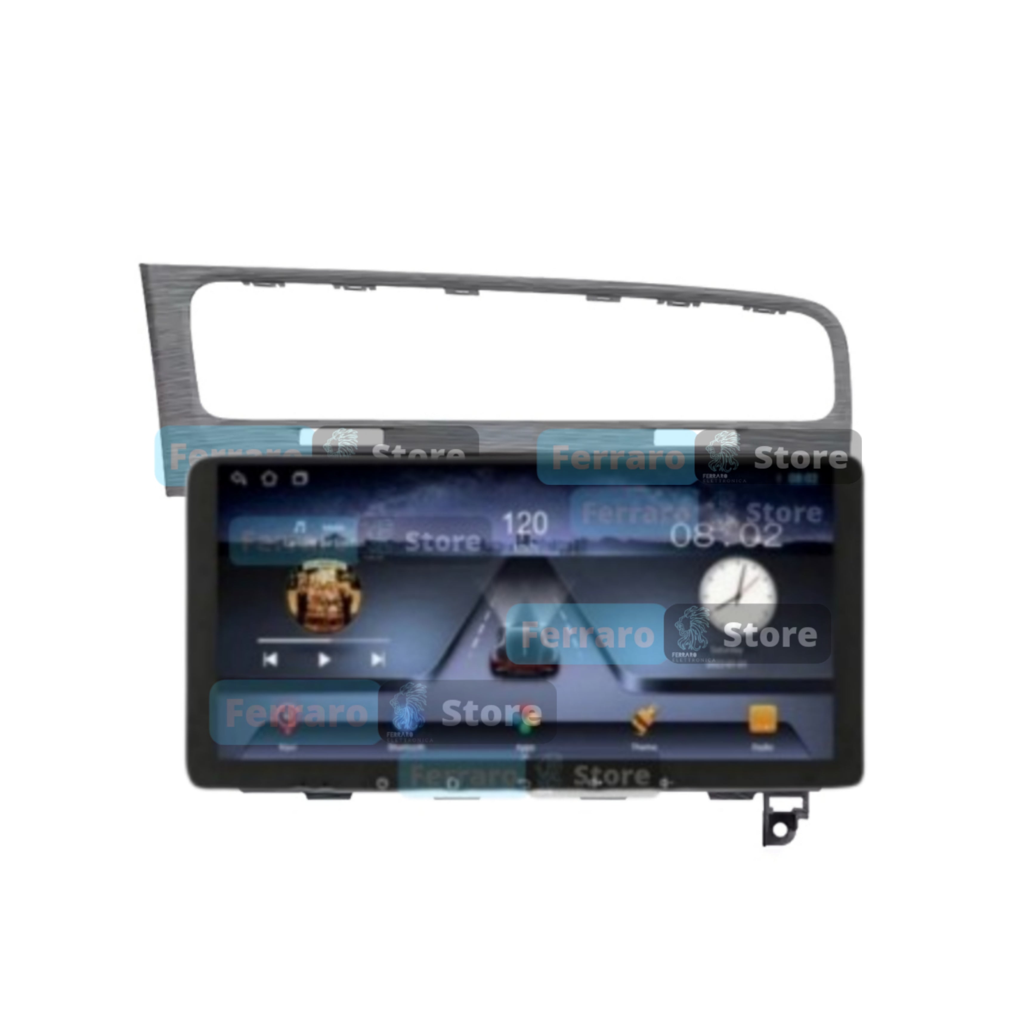 Autoradio per Volkswagen Golf MK7 10.35" (2012-2021) Android, Bluetooth, CarPlay, Android Auto, 4/64GB RAM