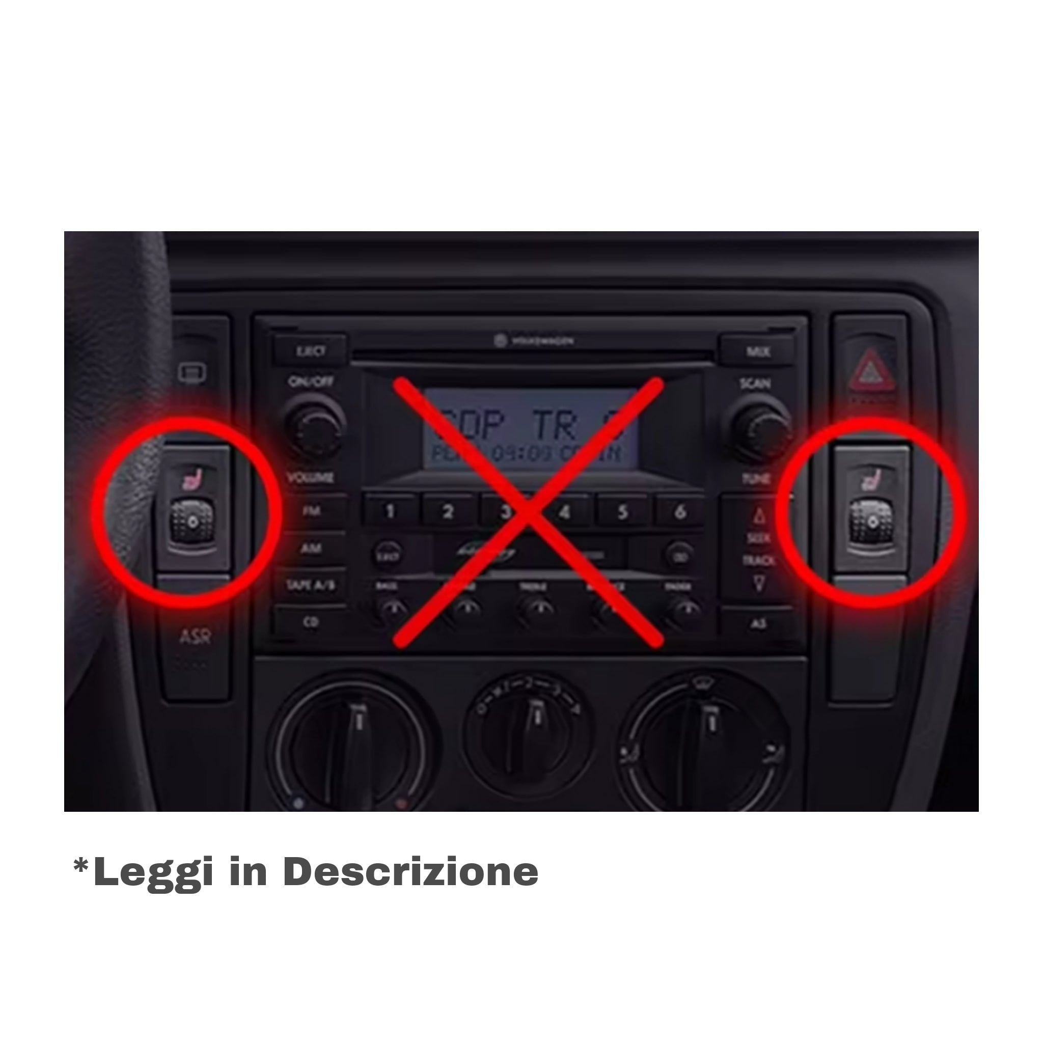 Autoradio per Volkswagen Passat B5 9" (1996-2005) Android, Bluetooth, CarPlay, Android Auto, 2GB/4GB/6GB/8GB Ram