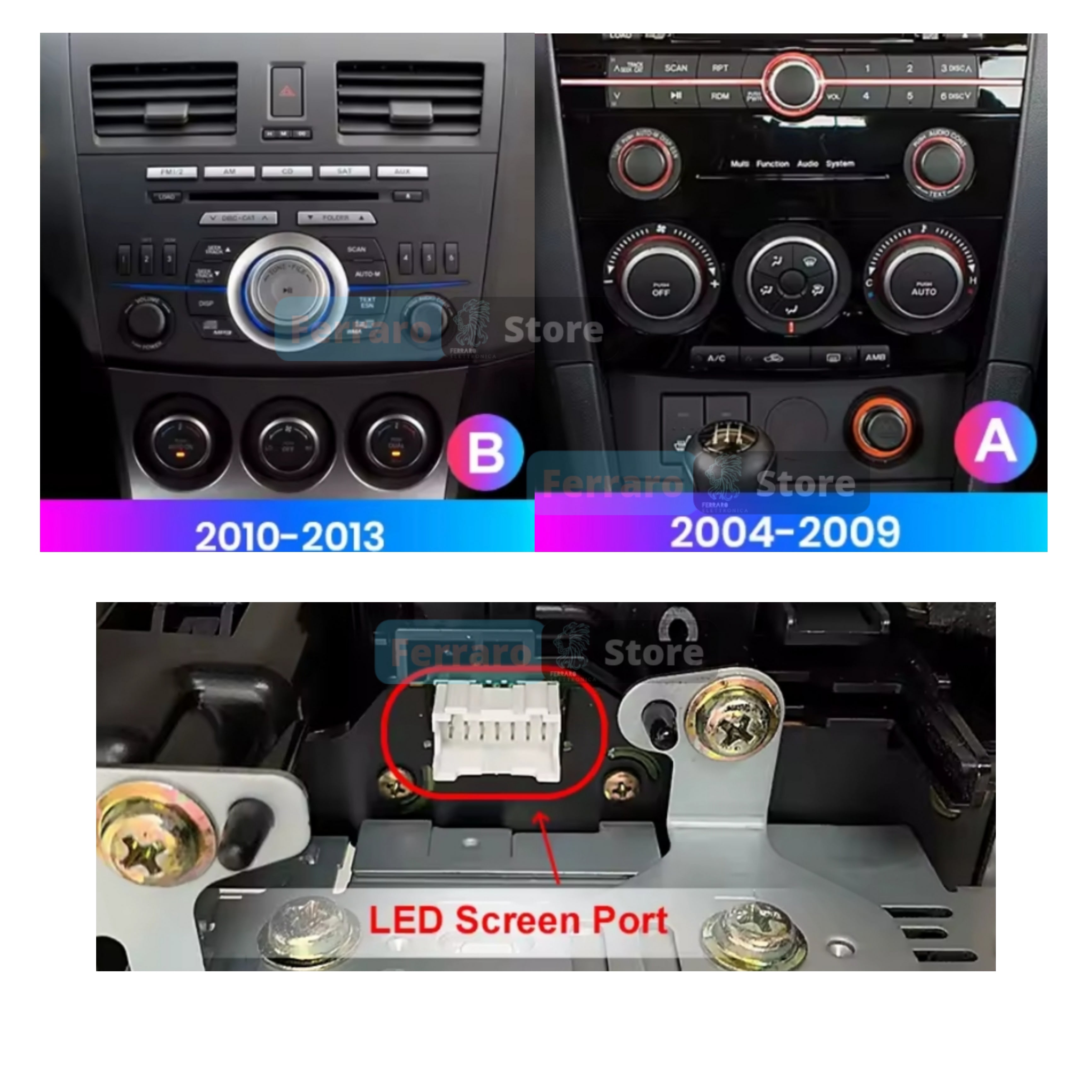 (PRENOTA) Autoradio per Mazda 3 11.5" (2003-2013) Android, Bluetooth, CarPlay, Android Auto, 4/64GB RAM