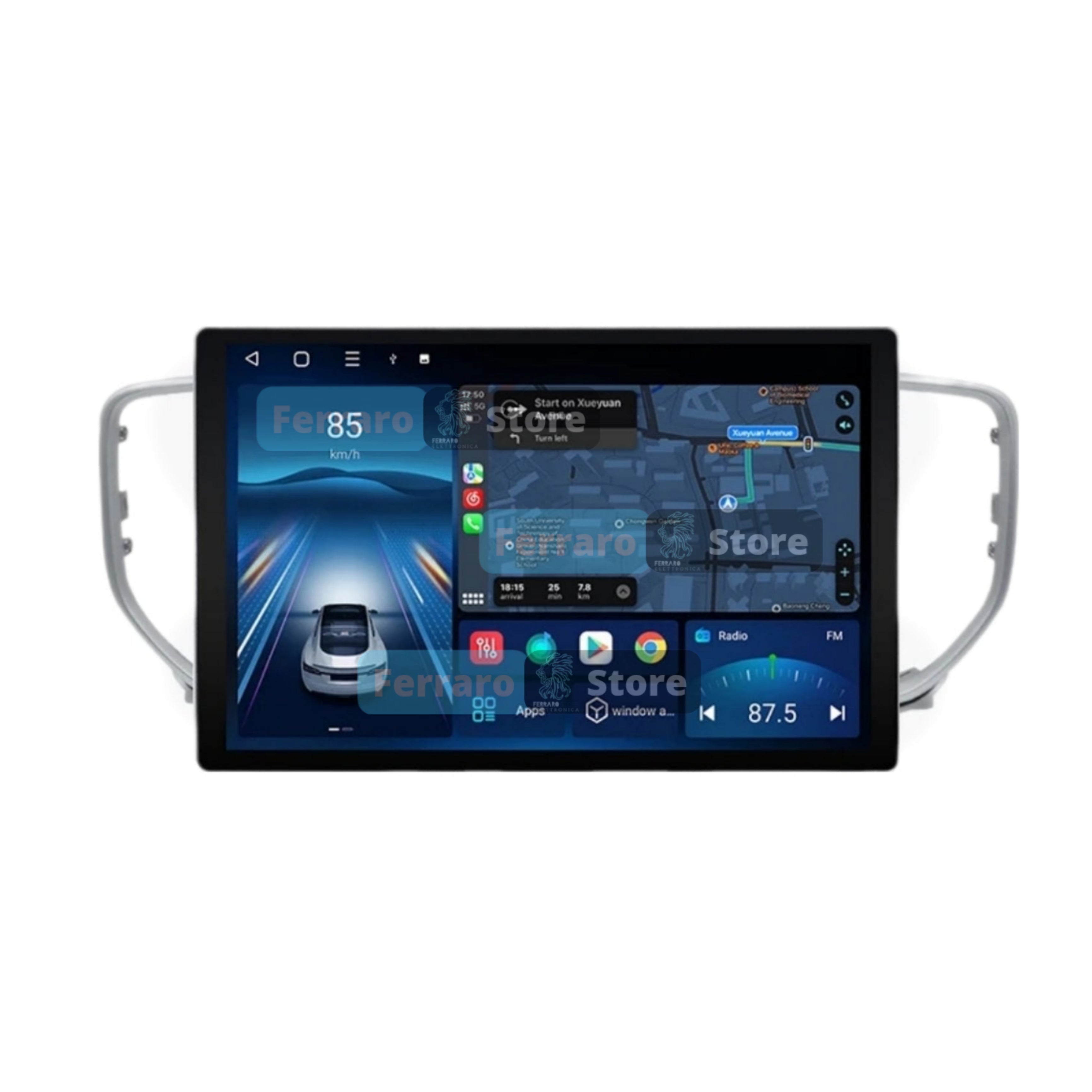 Autoradio per Kia Sportage 4 QL 11.5" | 2016-2021 | Android | Bluetooth | CarPlay | Android Auto | 4/64GB Ram