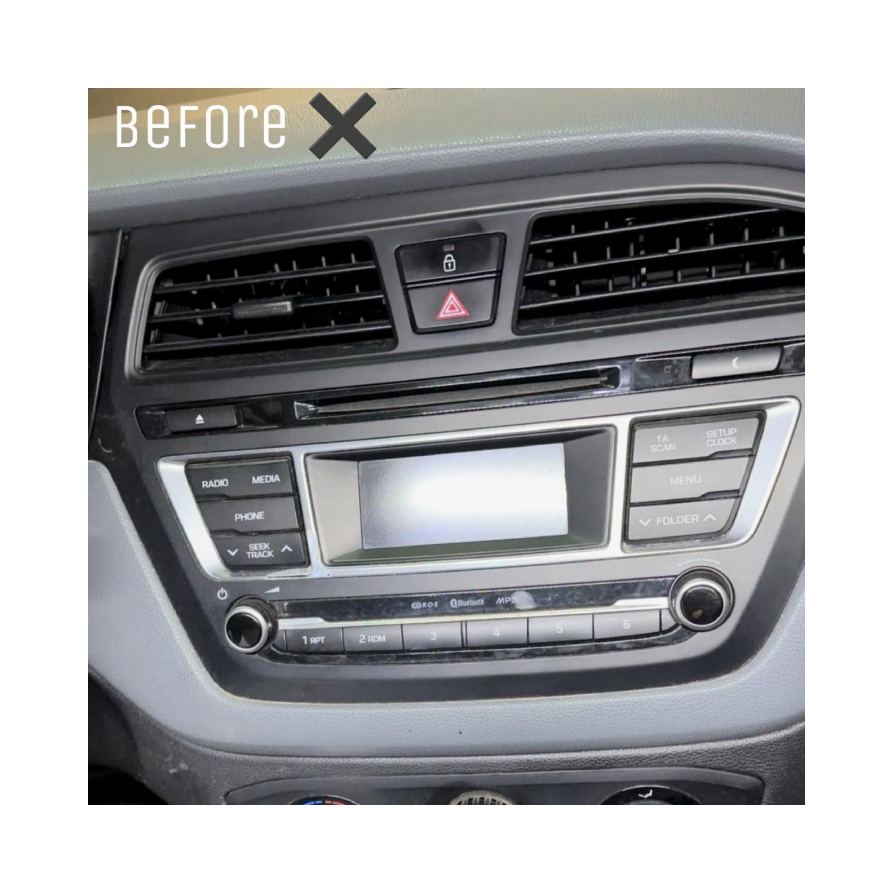 Kit Montaggio Autoradio 9"Pollici Hyundai i20 (2014-2018) Mascherina, Cablaggio per Autoradio Android