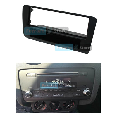 Mascherina 1DIN con Cassetto per Audi A1 8X (2010-2018)