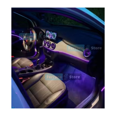 Ambient Light per Mercedes Classe A w176, GLA x156, CLA c117, 256 Colori, APP