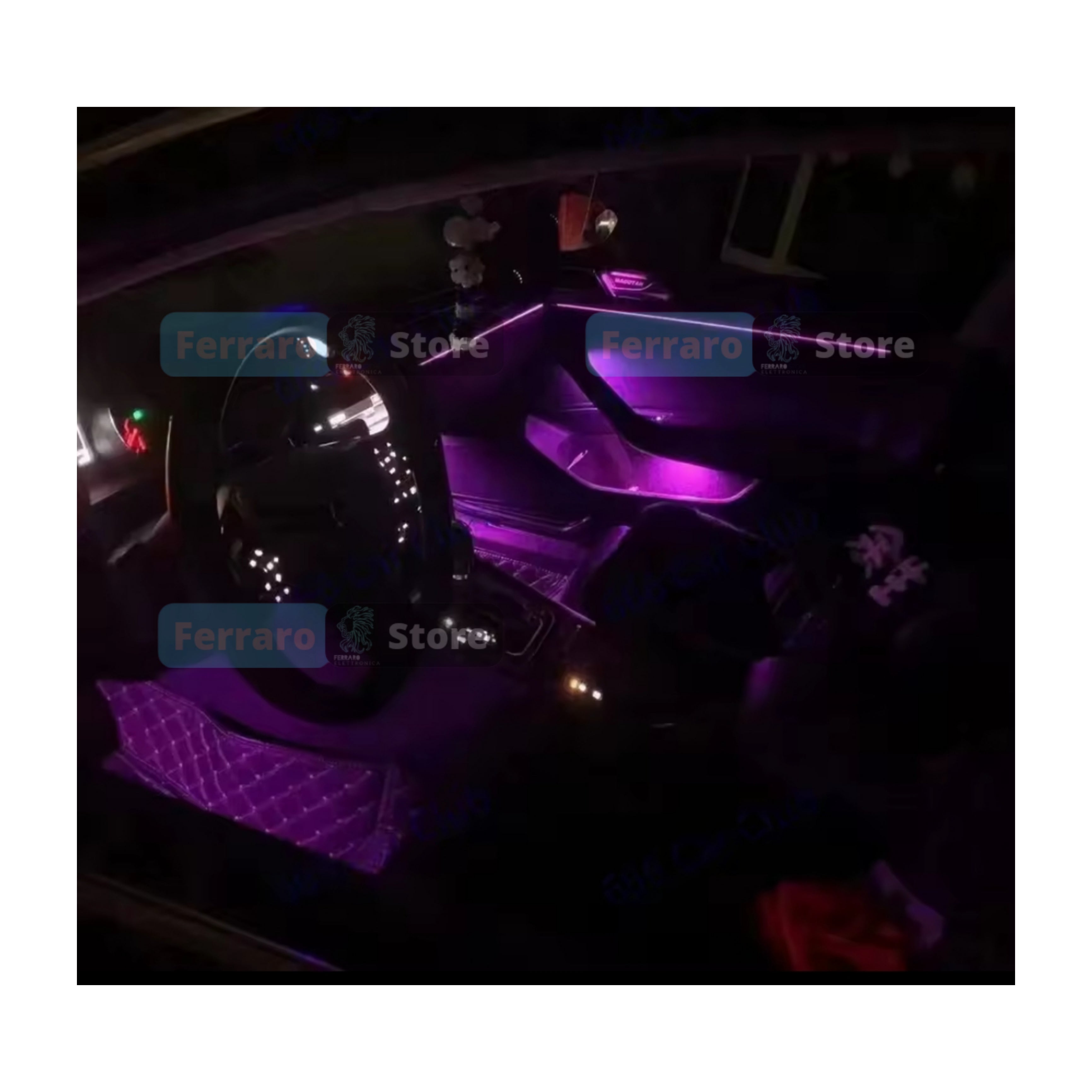 (PRENOTA) Ambient Light per Volkswagen Golf 7, VII (2014-2021), 256 Colori, APP