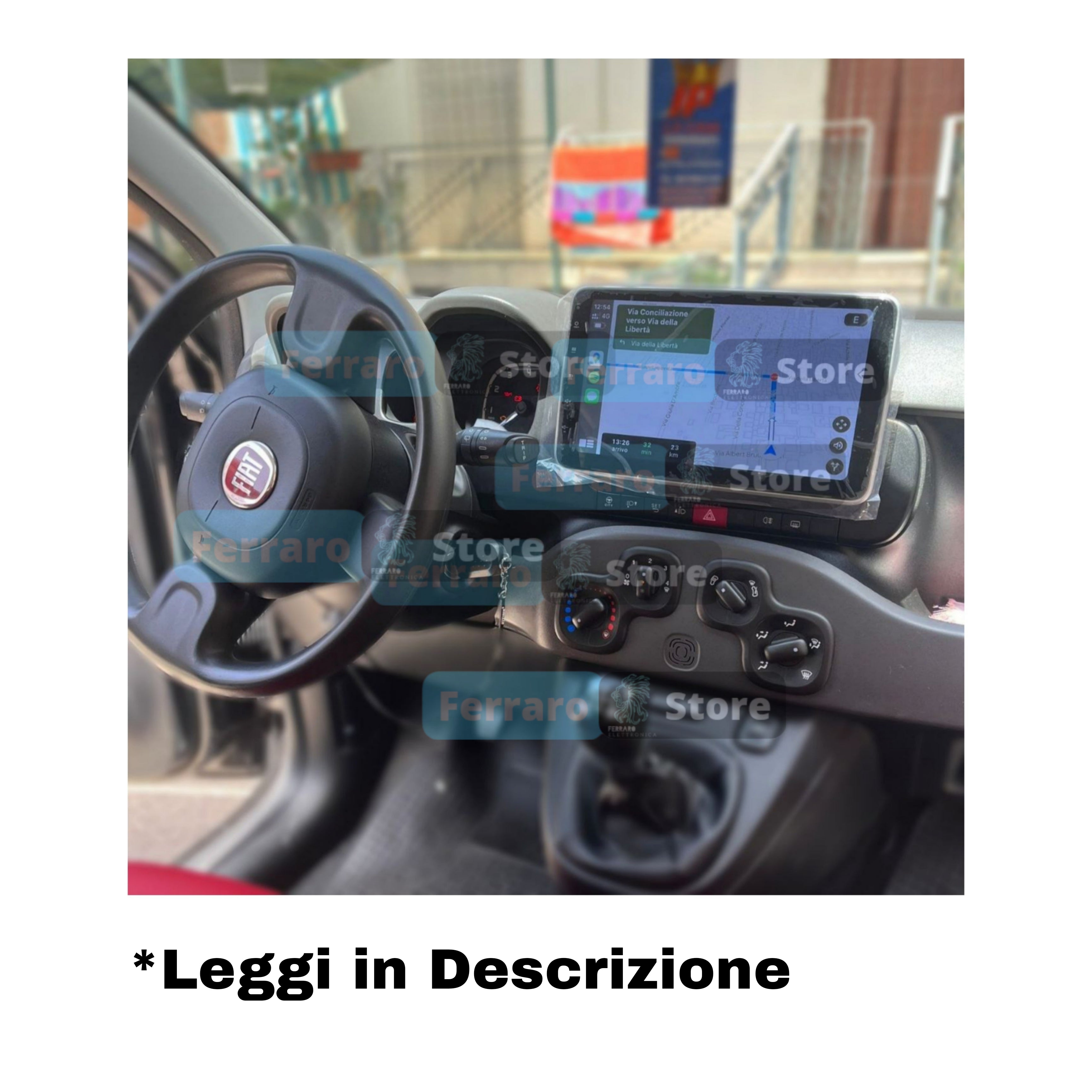 Autoradio Universale Estraibile (Android) 1Din 10"Pollici, Bluetooth, CarPlay, Android Auto, 2GB/6GB/8GB Ram