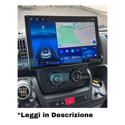 Autoradio Universale Fisso (Android) 2Din 11.5"Pollici, Android, Bluetooth, CarPlay, Android Auto, 4/64GB Ram