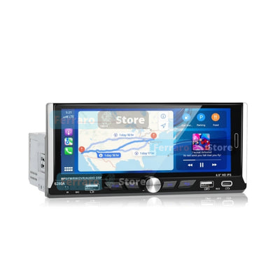 Autoradio Universale Fisso, 1Din 6.9"Pollici, Bluetooth, CarPlay, Android Auto