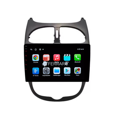 Autoradio per Peugeot 206/206cc/206sw 9" (2001-2008) Android, Bluetooth, CarPlay, Android Auto, 2GB/4GB/6GB/8GB Ram