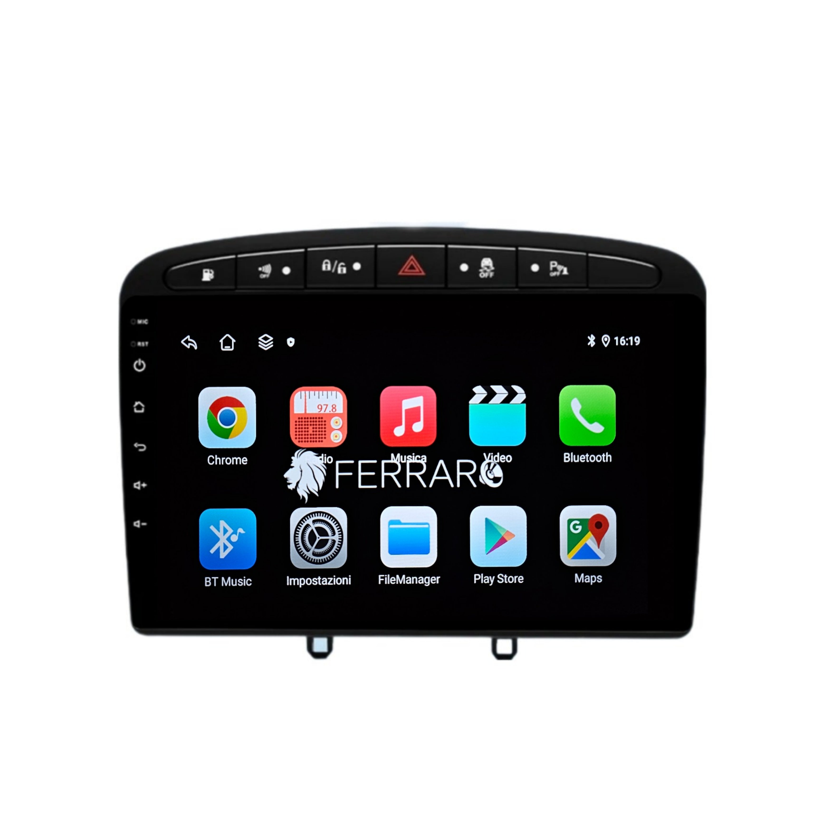 Autoradio per Peugeot 308, 308sw, 408 9" (2010-2017) Android, Bluetooth, CarPlay, Android Auto, 2GB/4GB/6GB/8GB Ram