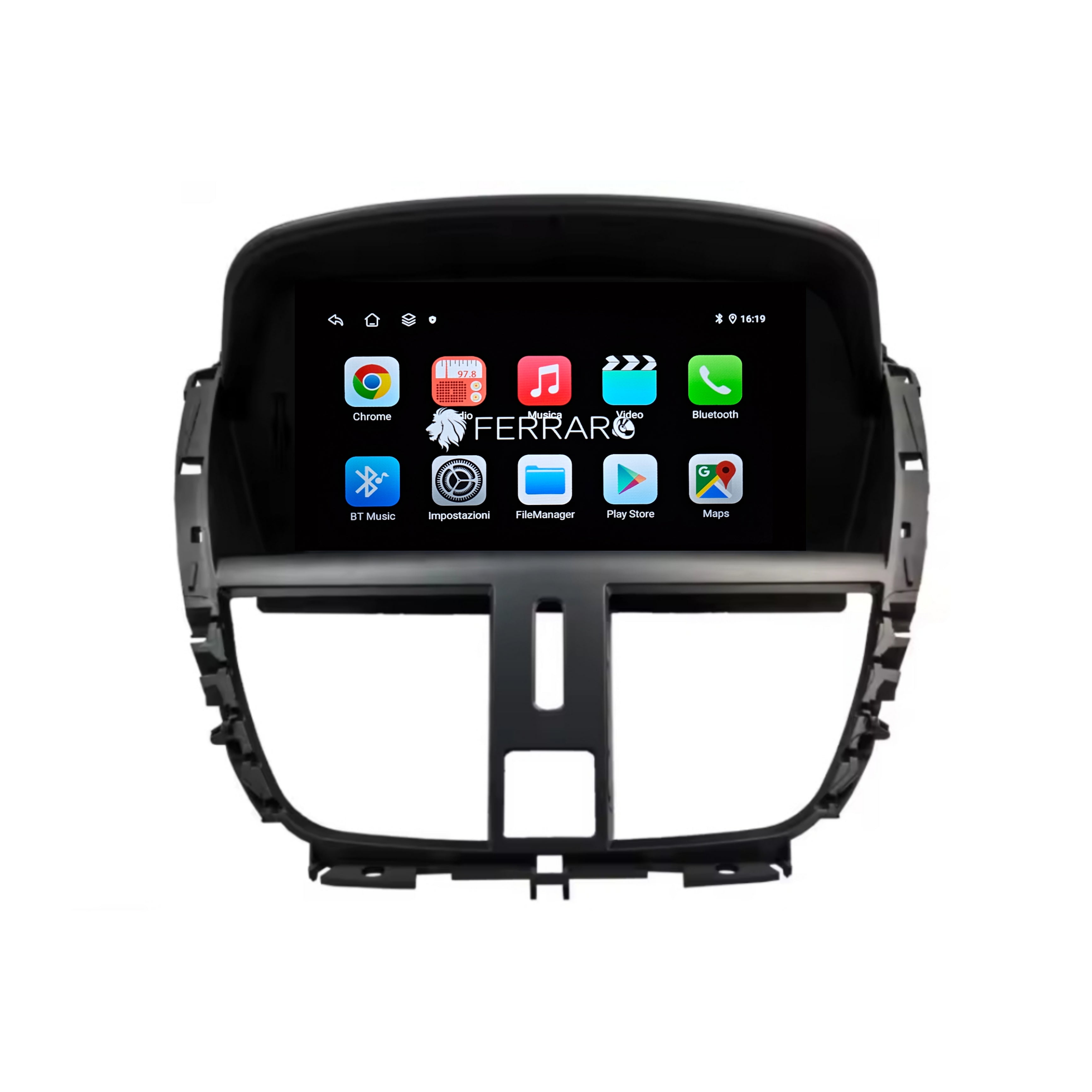 (PRENOTA) Autoradio per Peugeot 206, 207 7" (2006-2015) Android, Bluetooth, CarPlay, Android Auto, 4GB/8GB Ram