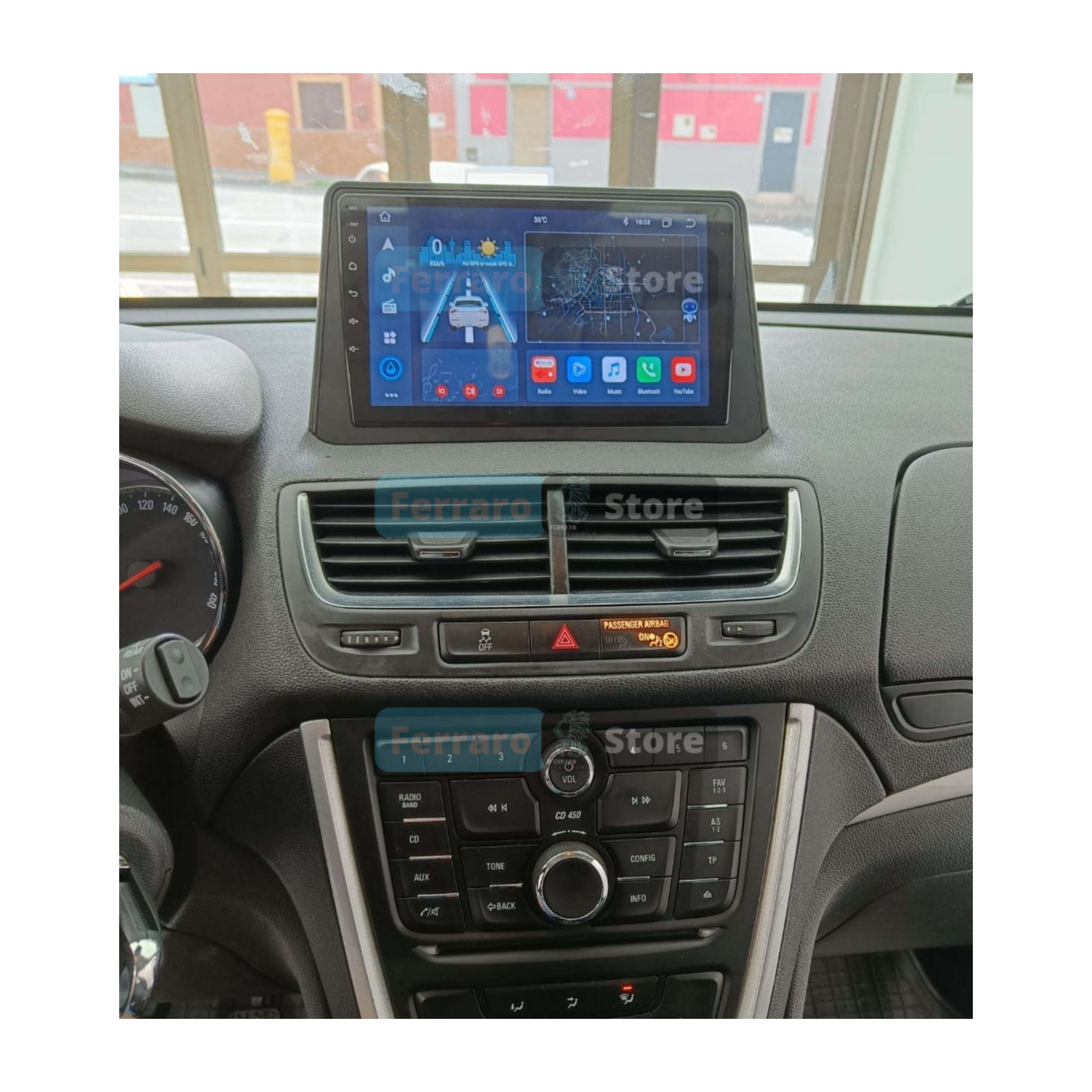 Autoradio per Opel Mokka 9" (2012-2019) Android, Bluetooth, CarPlay, Android Auto, 2GB/4GB/6GB/8GB Ram