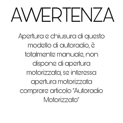 Autoradio Universale a Scomparsa Manuale (Android) 1Din 7" Pollici, Bluetooth, CarPlay, Android Auto, 2GB/4GB Ram
