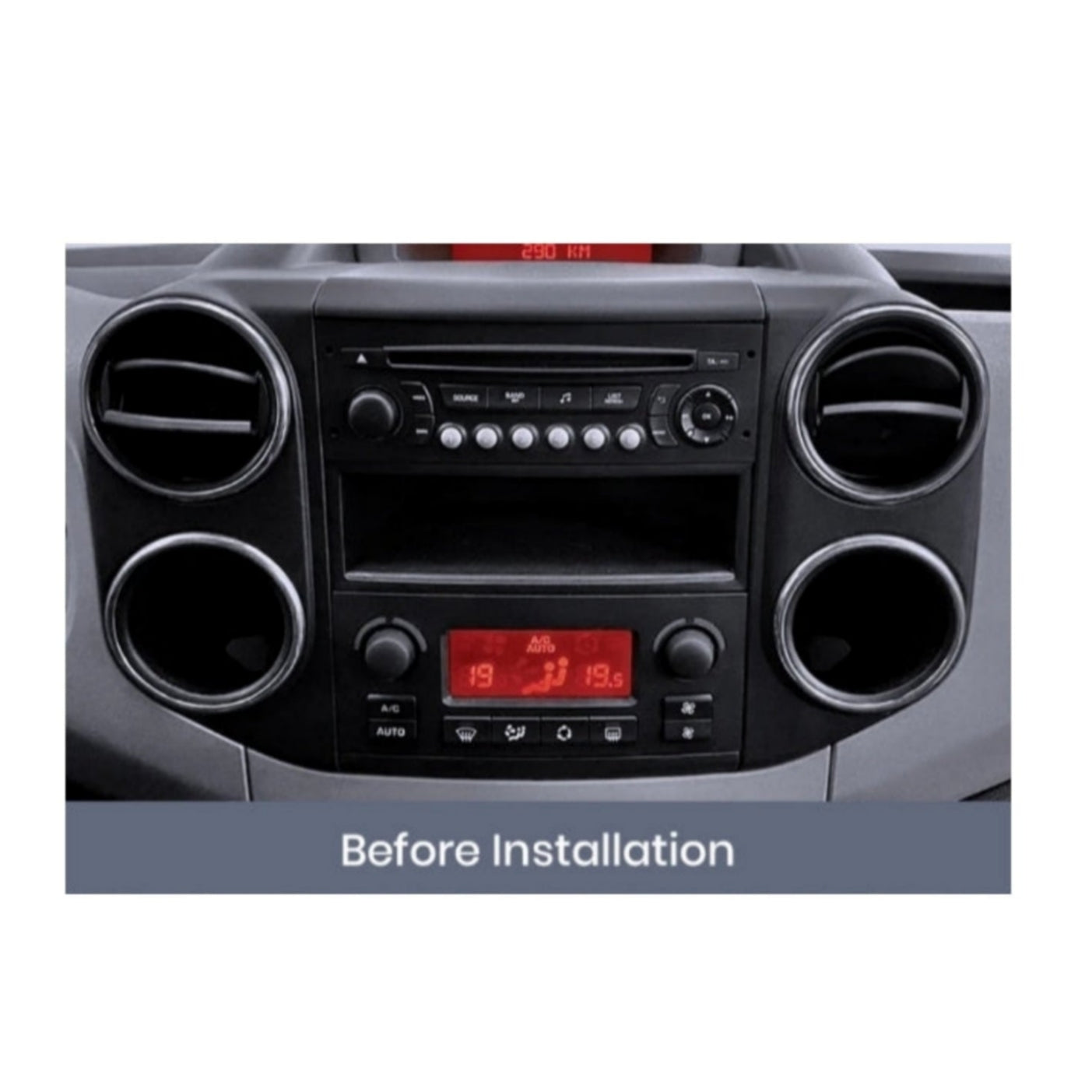 Autoradio per Citroen Berlingo B9, Peugeot Partner 6.9" (2008-2019) Android, Bluetooth, CarPlay, Android Auto, 2/32GB Ram
