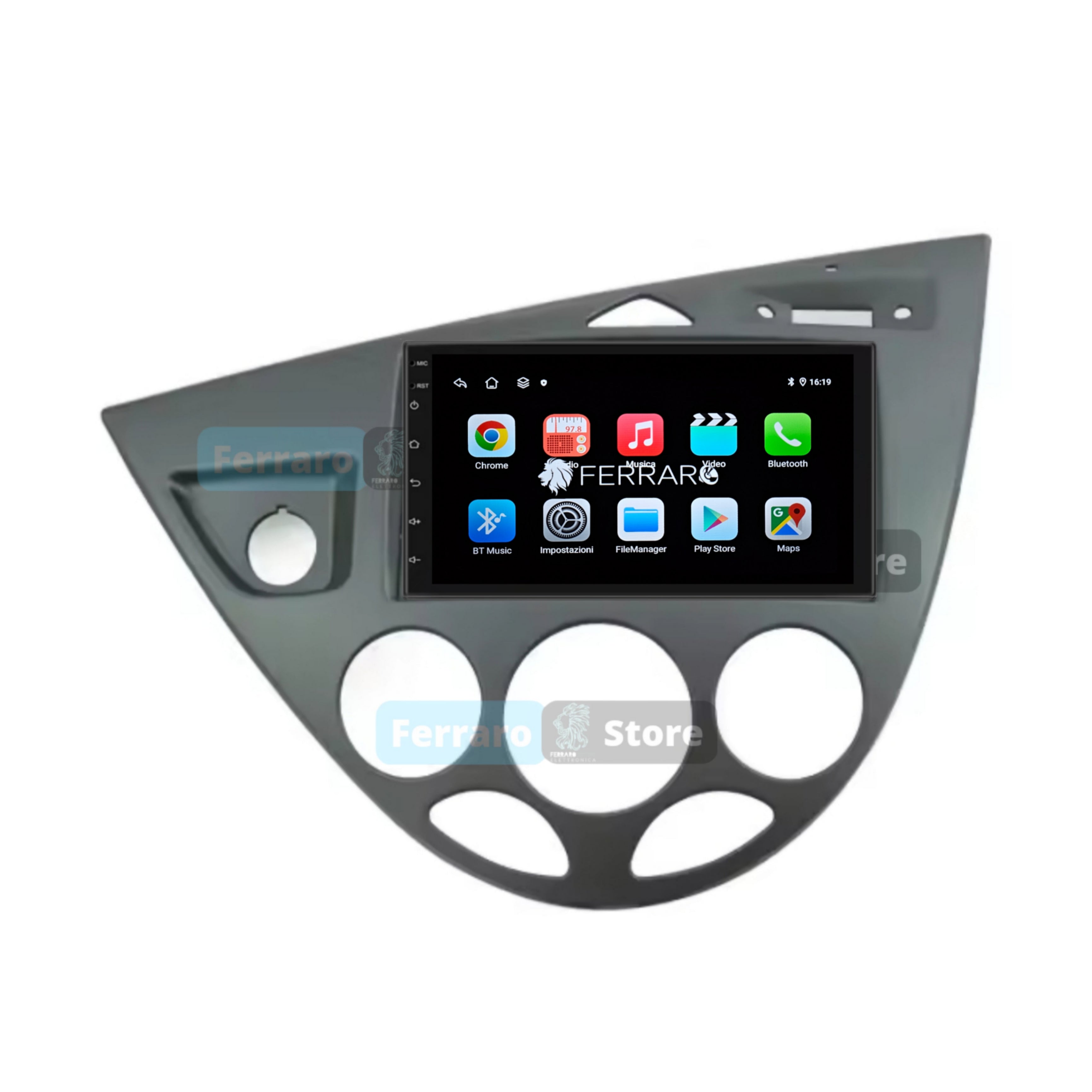 Autoradio per Ford Fiesta, Focus MK1 7" (1995-2005) Android, Bluetooth, CarPlay, Android Auto, 2GB/4GB/6GB/8GB Ram