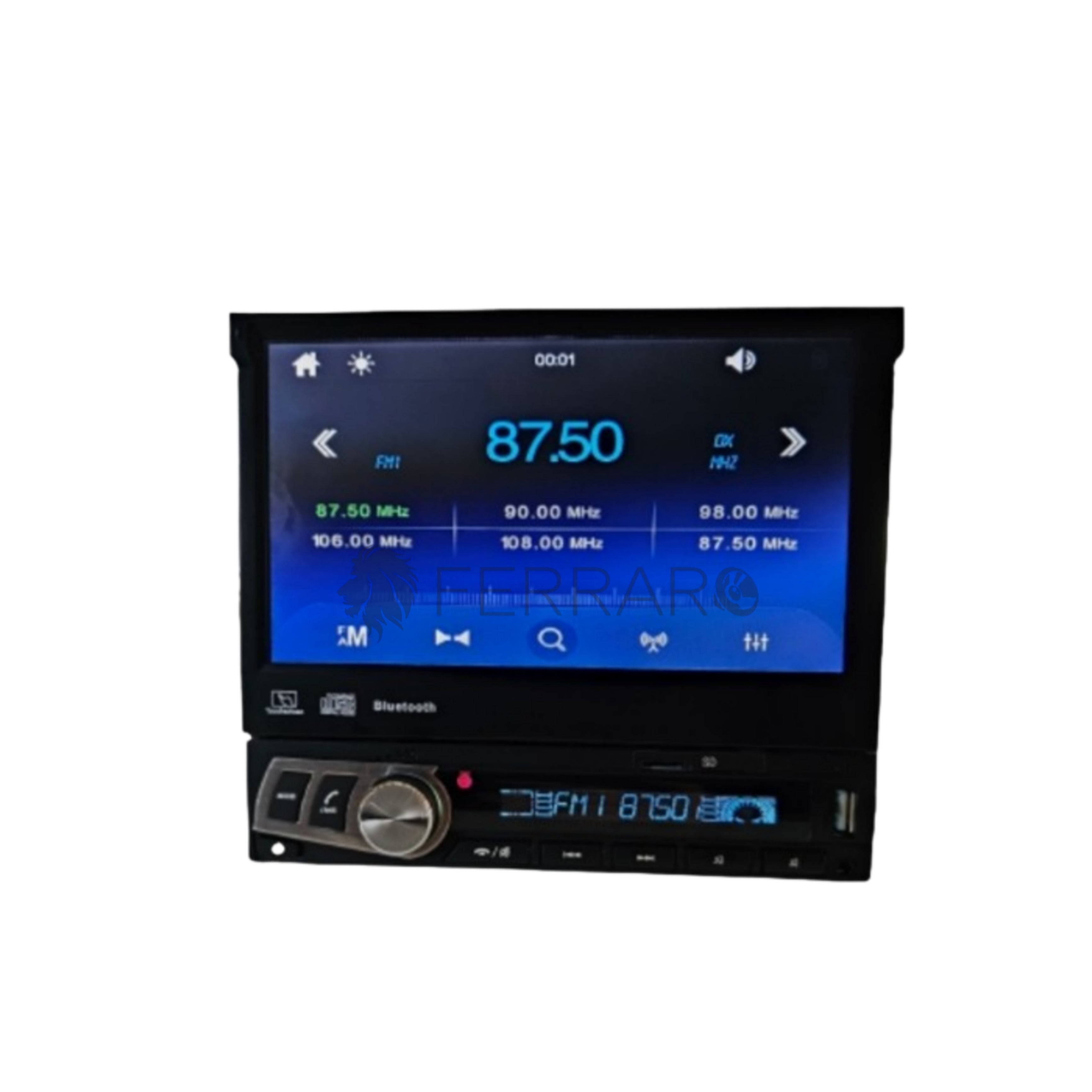 Autoradio per Opel Zafira A 7" | 1999-2005 | Bluetooth | Radio | USB | Mirror Link