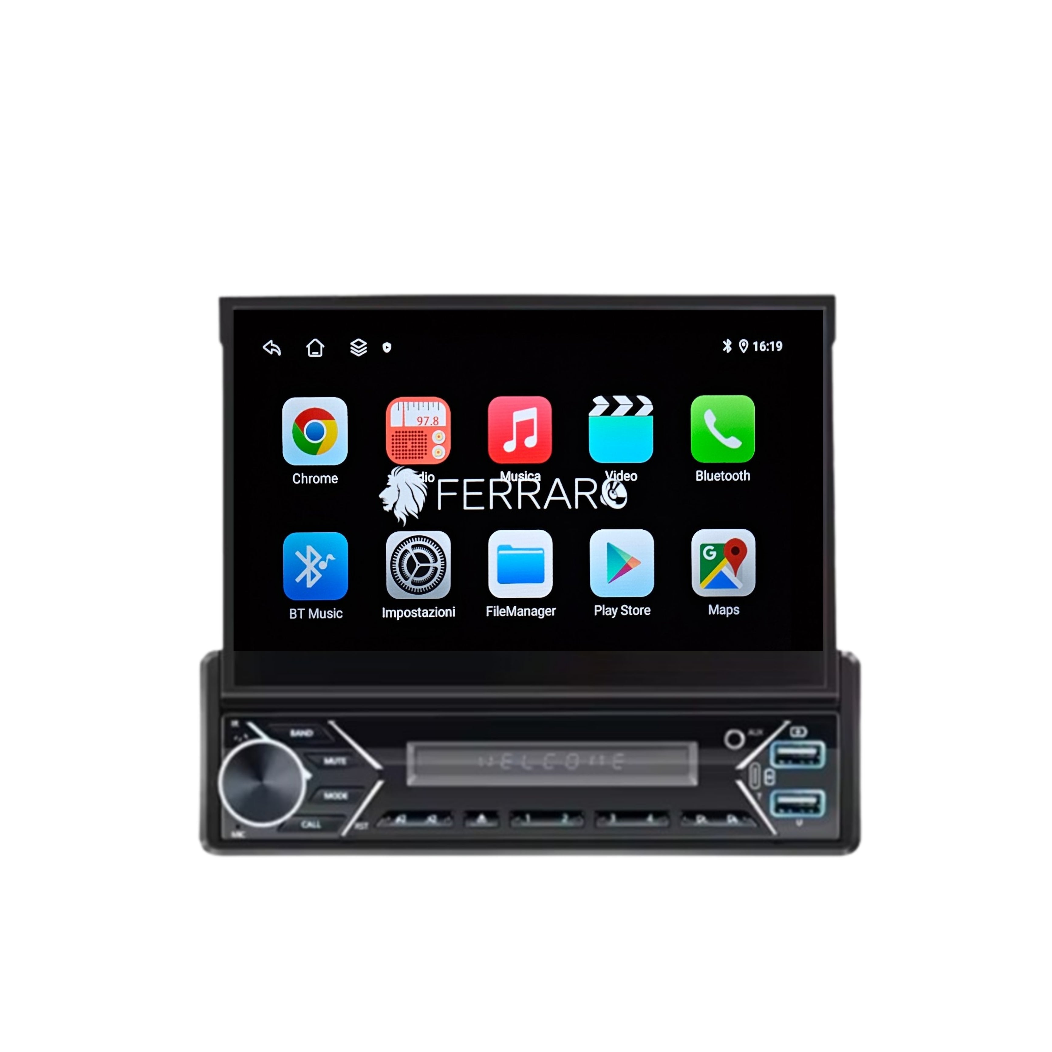 Autoradio per Opel Zafira A 7" | 1999-2005 | Android | Motorizzato | Bluetooth | CarPlay | Android Auto | 2/32GB Ram