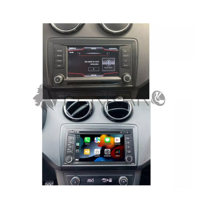 (PRENOTA) Autoradio per Seat Leon MK3, Ibiza 7" (2012-2018) Android, Bluetooth, CarPlay, Android Auto, 4GB/8GB Ram