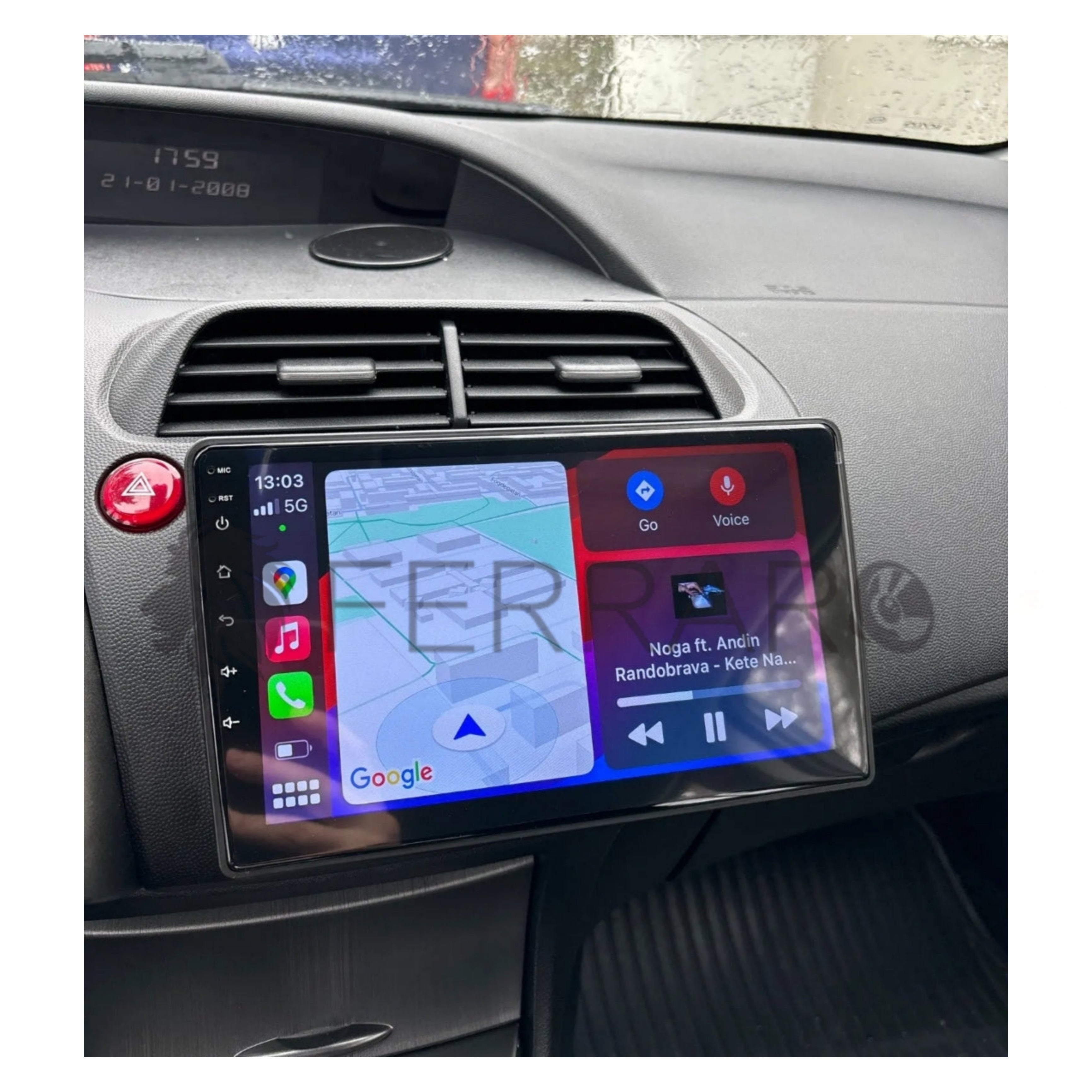 Autoradio per Honda Civic Hatchback 9" (2006-2012) Android, Bluetooth, CarPlay, Android Auto, 2GB/4GB/6GB/8GB Ram