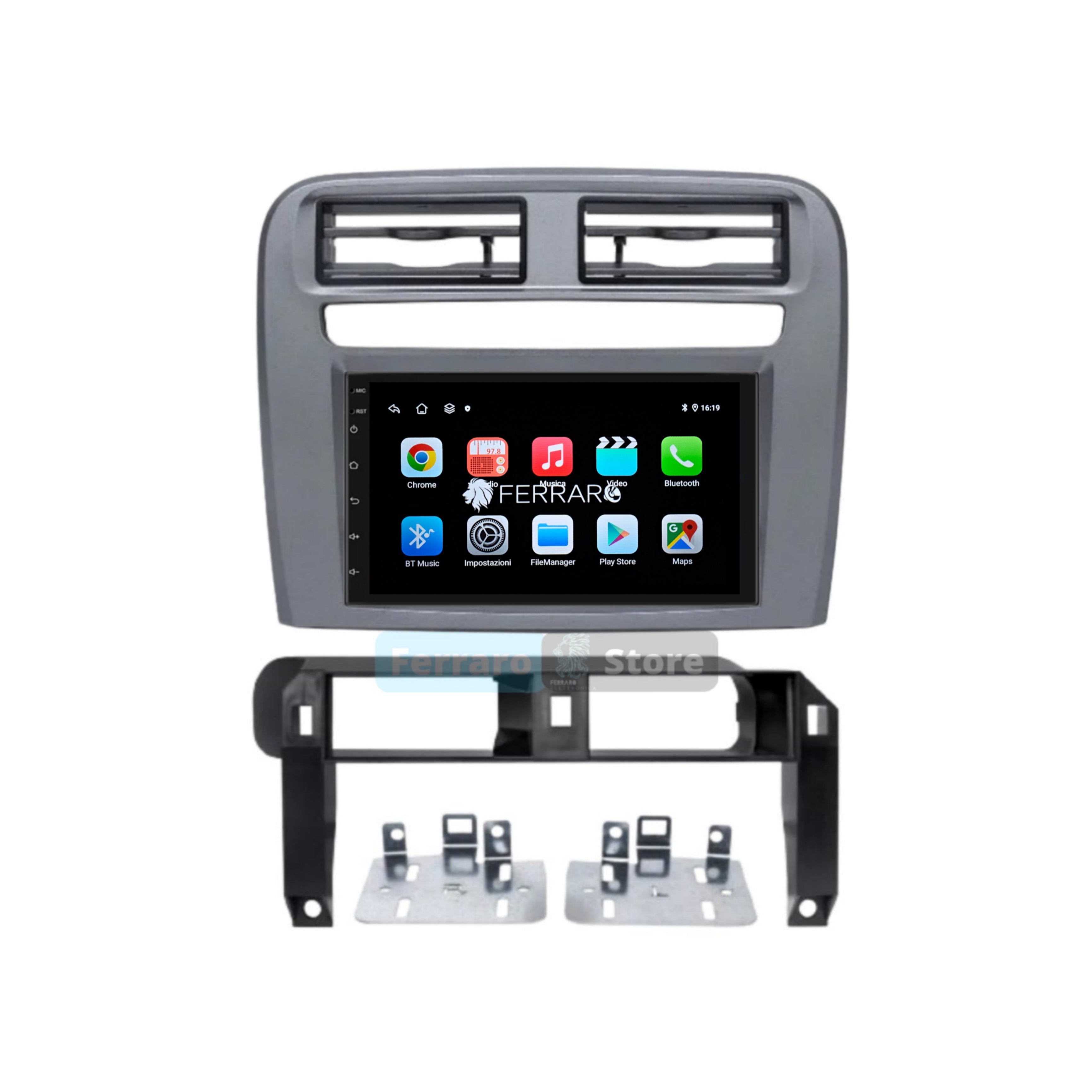 Autoradio per Fiat Grande Punto 7" | 2005-2009 | Android | Bluetooth | CarPlay | Android Auto | 2GB/4GB/6GB/8GB Ram