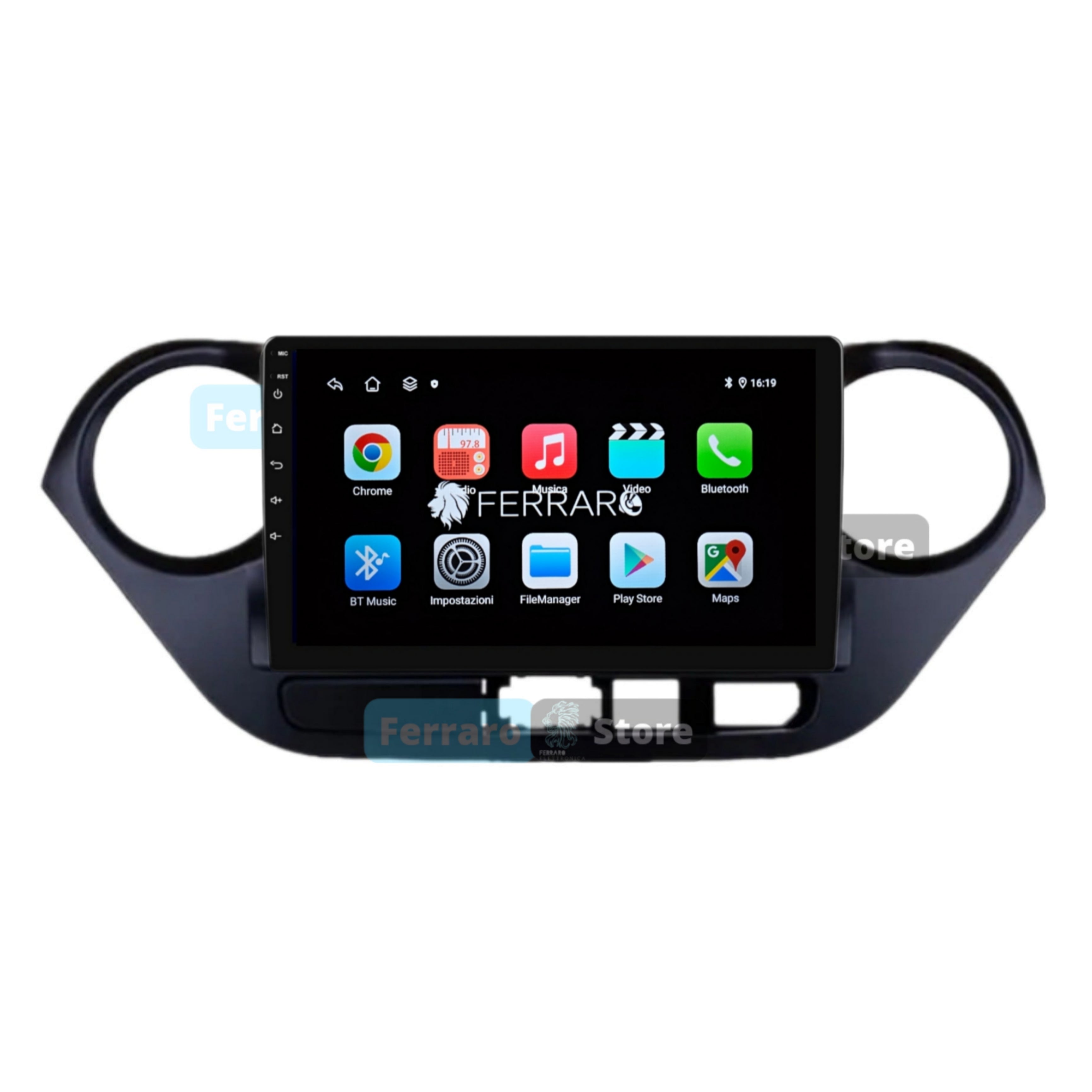 Autoradio per Hyundai Grand i10 9" (2013-2019) Android, Bluetooth, CarPlay, Android Auto, 2GB/4GB/6GB/8GB Ram