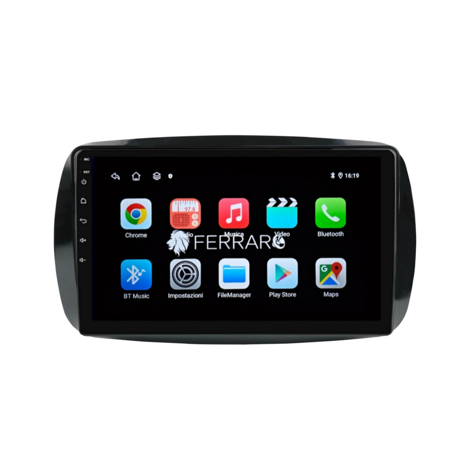 Autoradio per Smart 453 (2014-2020) Android, Bluetooth, CarPlay, Android Auto, 2GB/4GB/6GB/8GB Ram