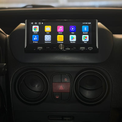 Autoradio per Fiat Qubo 6.9",Citroen Nemo, Peugeot Bipper (2008-2017) Android, Bluetooth, CarPlay, Android Auto, 2/32GB Ram