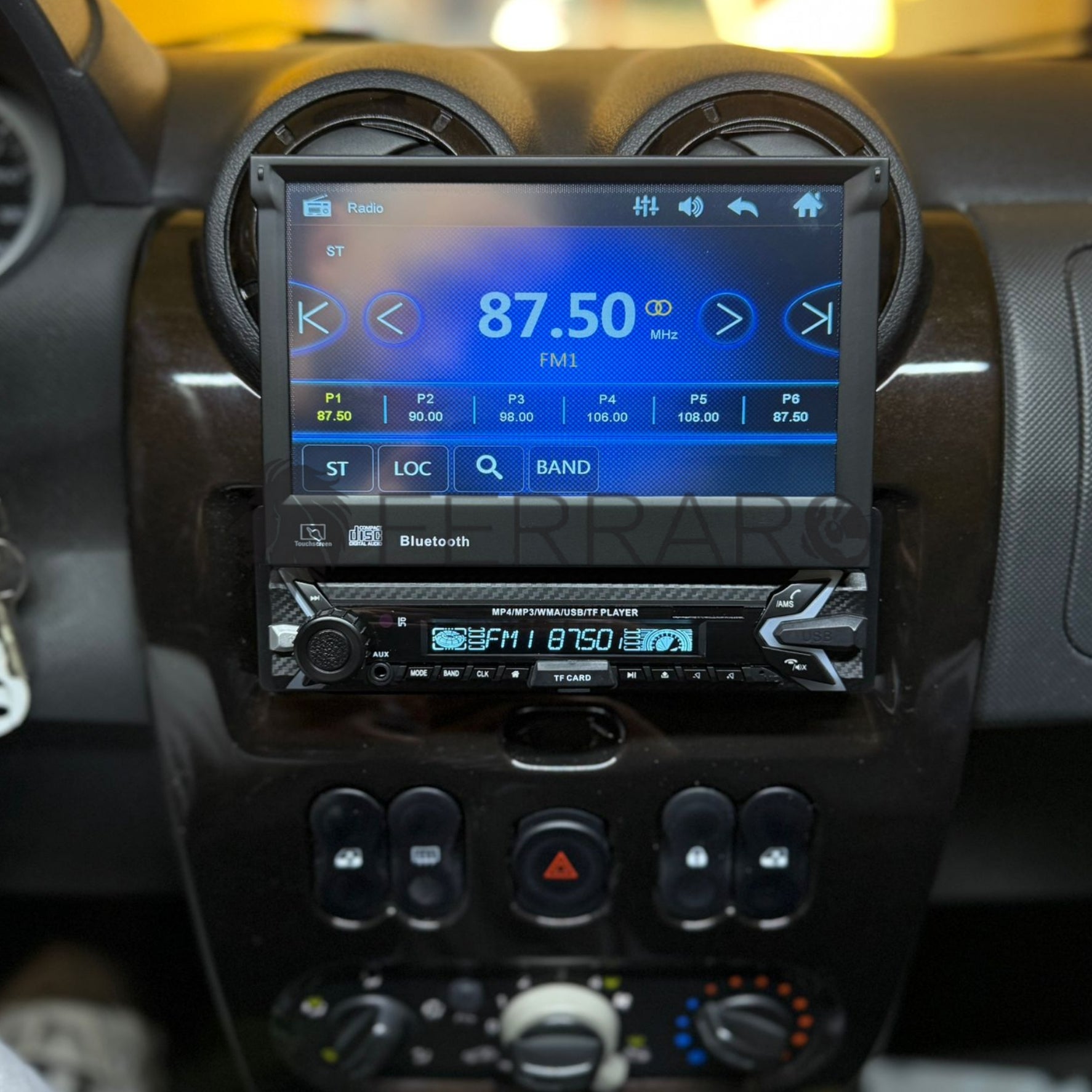 Autoradio per Renault Logan Sandero 7" | Dacia Duster | Bluetooth | Radio | USB | Mirror Link