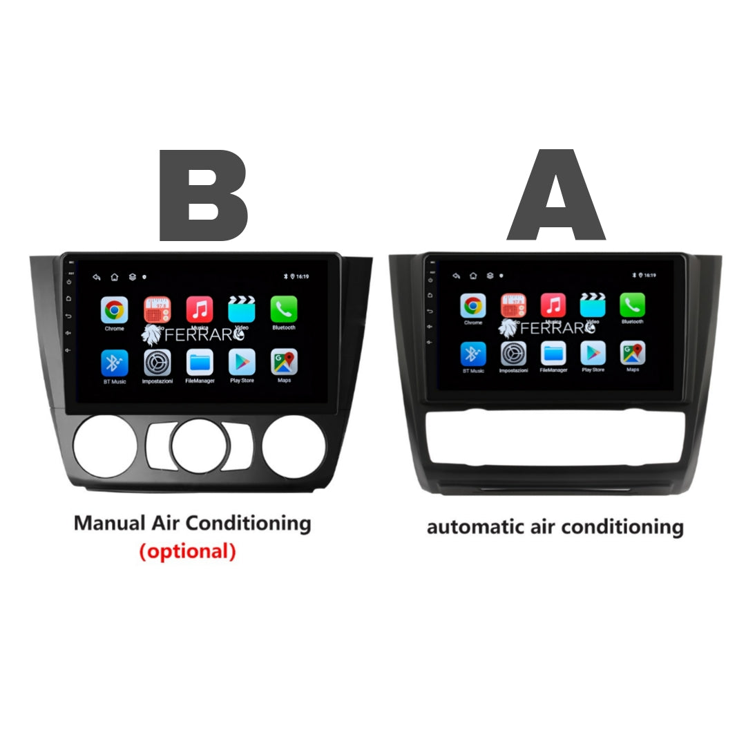 Autoradio per BMW Serie 1 9" E87, E81, E82, E88 (2004-2011) Android, Bluetooth, CarPlay, Android Auto, 2GB/4GB/6GB/8GB Ram