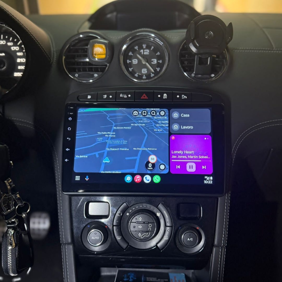 Autoradio per Peugeot 308, 308sw, 408 9" (2010-2017) Android, Bluetooth, CarPlay, Android Auto, 2GB/4GB/6GB/8GB Ram