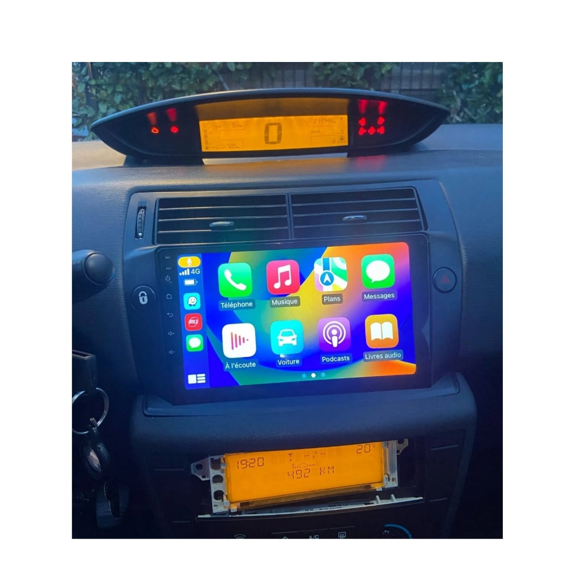 Car Radio for CITROEN C4 / C-Triomphe / C-Quatre [2004 - 2009] - Intelligent car system, 2Din 9"Inch, GPS, Navigator, Wifi