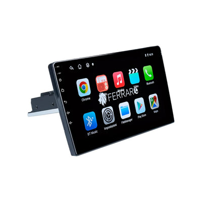 Autoradio Universale Estraibile (Android) 1Din 9" Pollici, Bluetooth, CarPlay, Android Auto, 2/4GB Ram