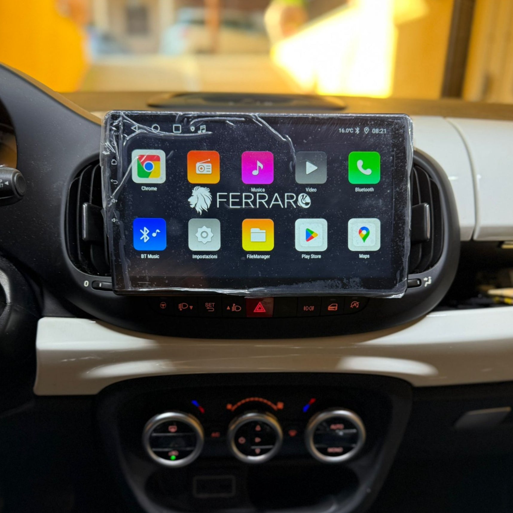 Autoradio per Fiat 500L 10.1" (2012-2022) Android, Bluetooth, CarPlay, Android Auto, 2GB/4GB/8GB Ram