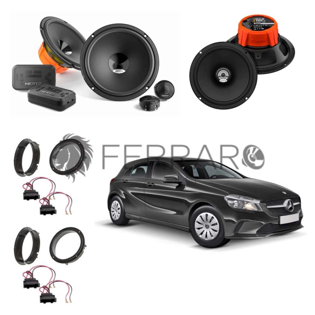 Hertz Kit 6 Casse, DSK 165.3, DCX 165.3, Ant/Post, Mercedes Classe A W176