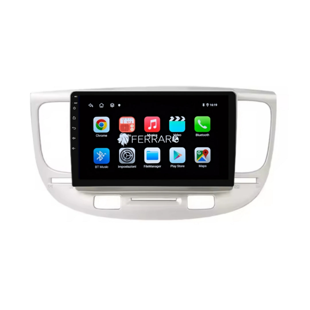 (PRENOTA) Autoradio per Kia Rio 2 9 (2005-2011) Android, Bluetooth, CarPlay, Android Auto, 2GB/4GB/6GB/8GB Ram
