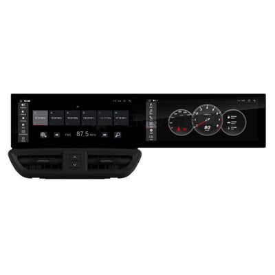 (PRENOTA) Autoradio per Porsche Cayenne 12.3" + 12.3" (2010-2017) Android, Bluetooth, CarPlay, Android Auto, 8/128GB Ram