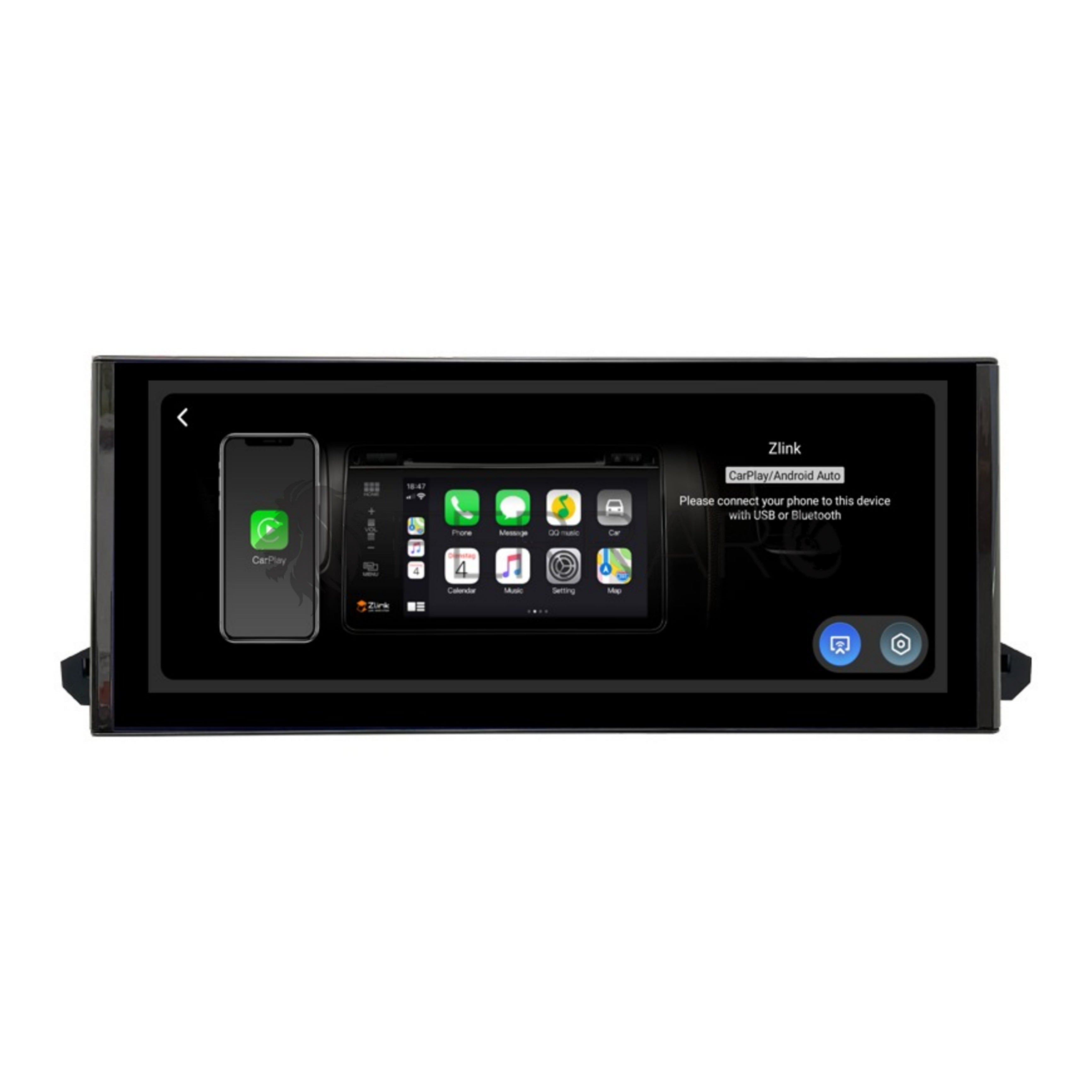 (PRENOTA)  Autoradio per Audi Q5 10.25", 12.3" (2018-2023) Android, Bluetooth, CarPlay, Android Auto, 4/64GB Ram