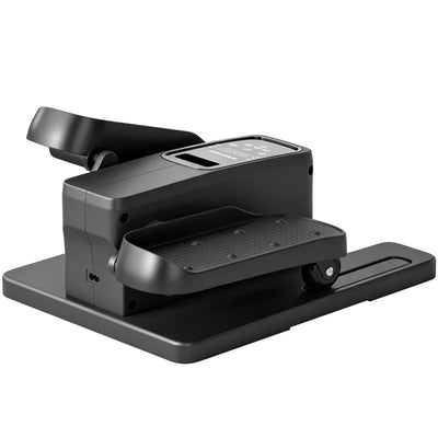 SPORTNOW Mini Ellittica da Scrivania, Manuale/Automatica, 12 Velocità Regolabili per Casa.