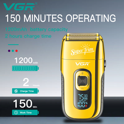 VGR Rasoio Professionale | Rasoio Elettrico | Barba | Trimmer | Tagliacapelli | V-332