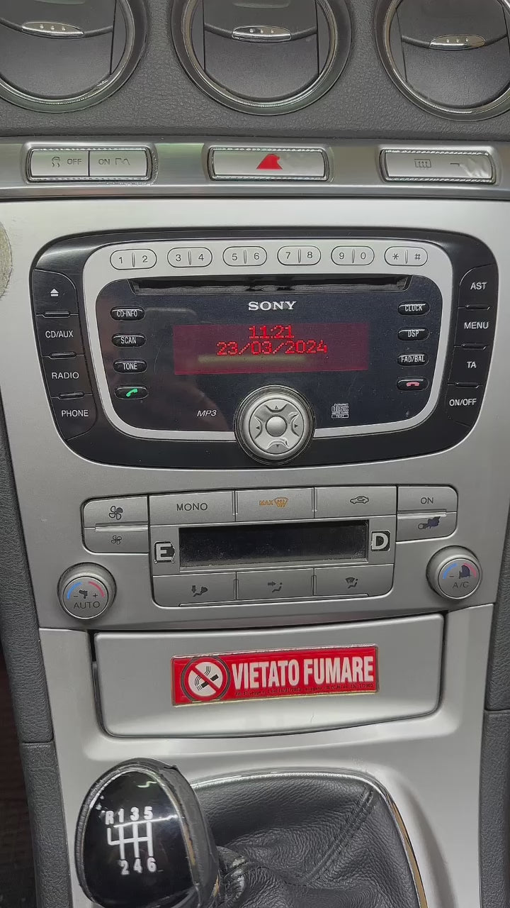 Autoradio per Ford S-Max 9" (2006-2015) Android, Bluetooth, CarPlay, Android Auto, 2GB/4GB/6GB/8GB Ram