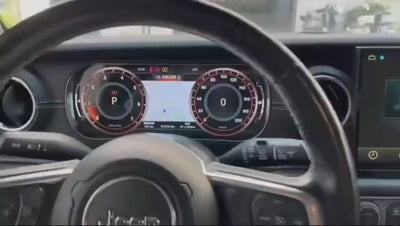 (PRENOTA) Virtual Cockpit 12.3" per Jeep Wrangler JL (2018-2023), HD Ultra, CarPlay e Android Auto