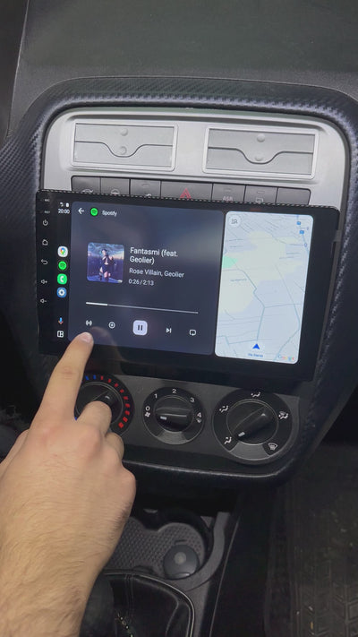 Autoradio per Fiat Grande Punto 9" (2005-2009) Android, Bluetooth, CarPlay, Android Auto, 2GB/4GB/6GB/8GB Ram