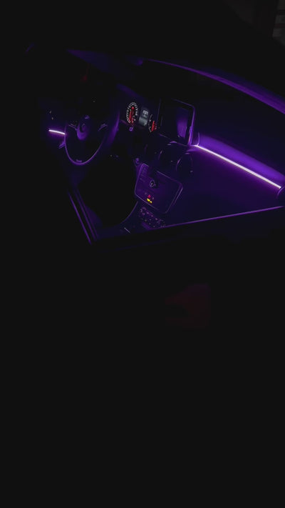 Ambient Light Pro, Universale, Luci Ambiente con Comando da App, RGB Led Interior, Led Dinamico