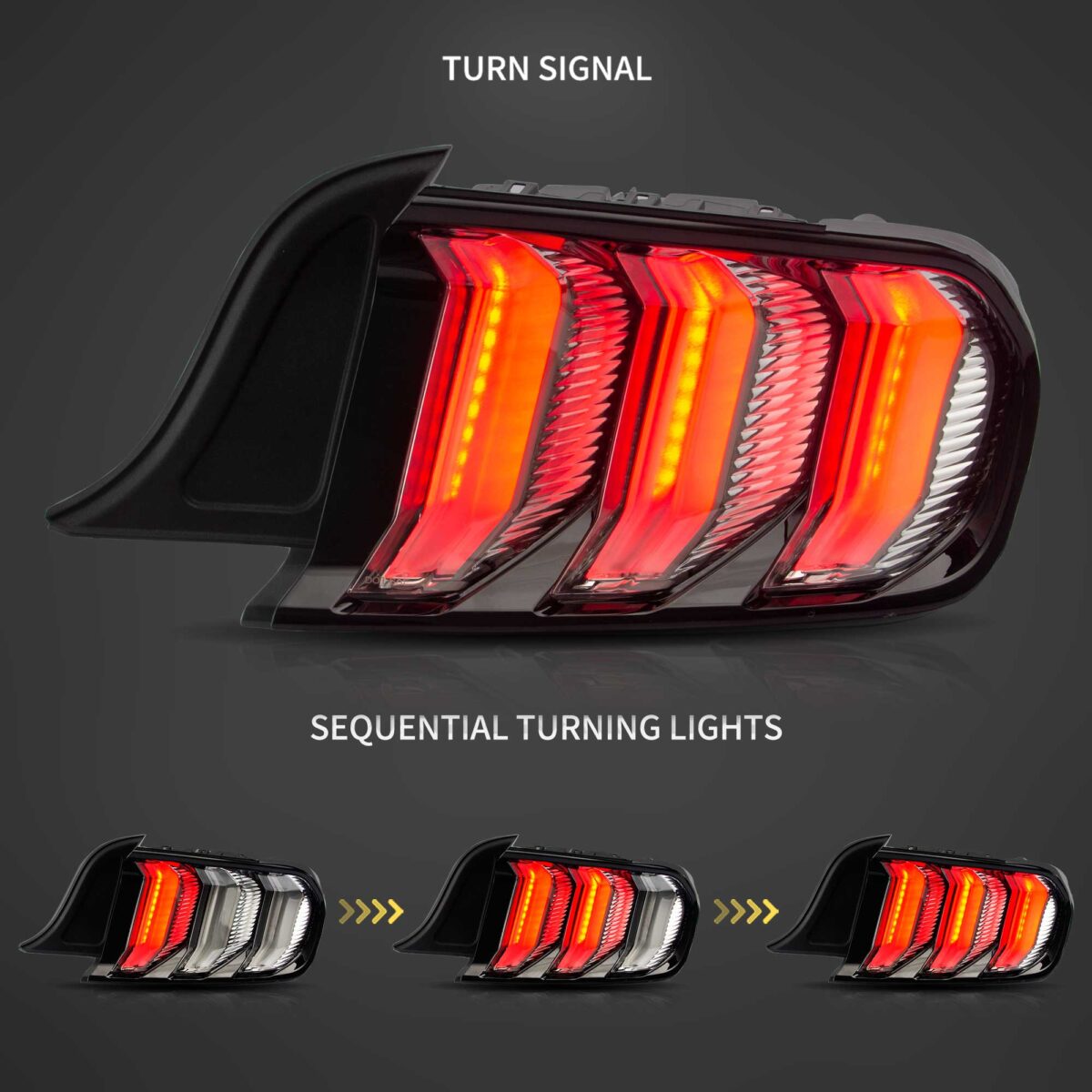 (PRENOTA) Fanali Posteriore Completo per Ford Mustang 6ª Serie (2016-2023) a LED