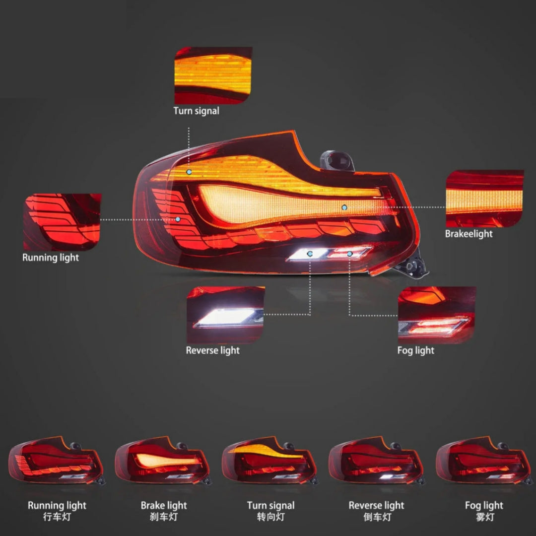 (PRENOTA) Fanali Posteriore Completo per BMW Serie 2 F22, F23, M2, F87 (2012-2020) a LED